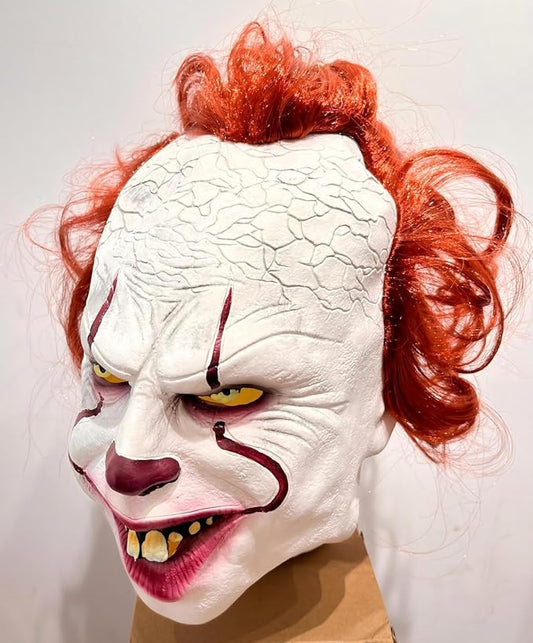 Full Head Mask,Monster, Joker for Men&Women,Halloween Mask, Scary Latex Helmet Cosplay Party Props Devil Zombie