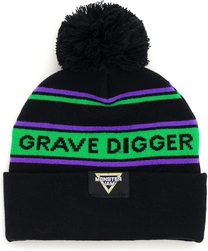 Monster Jam Grave Digger El Toro Loco Megalodon Monster Truck OneSize Beanie Winter Hat