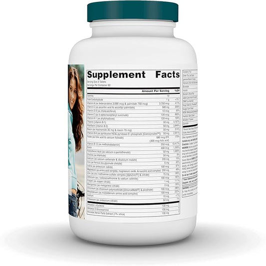 Source Naturals Women's Life Force Multiple, Daily Multivitamin & Immune Health, Rejuvenating Energy* Supplement - 180 Tablets