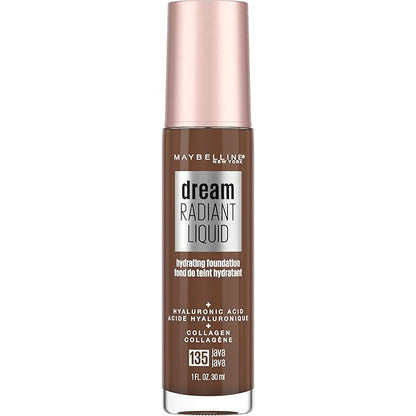 Maybelline Dream Radiant Liquid Medium Coverage Hydrating Makeup, 1 Count