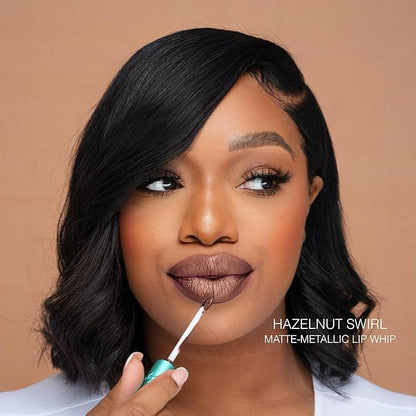 Beauty Bakerie Lip Whip Liquid Metallic Lipstick, Long Long
