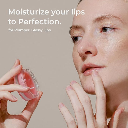 MOTHER MADE Vitamin E Vegan Lip Mask Lip Care Balm,with Organic Shea Butter, Natural Oils, Vegan Collagen, Gifts for Women, Korean Skin Care, 0.46 fl.oz.
