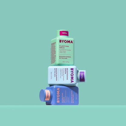 BYOMA Brightening Serum Refill - Barrier Repair Serum - Brightening & Hydrating Face Serum with Hyaluronic Acid, Niacinamide & Ceramides - Hyaluronic Acid Serum For Face - 1.01 fl. oz Refill