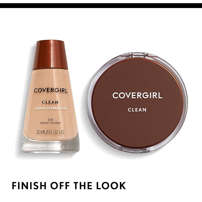 COVERGIRL Clean Makeup Foundation Creamy Natural 120, (packaging may vary) 1 oz