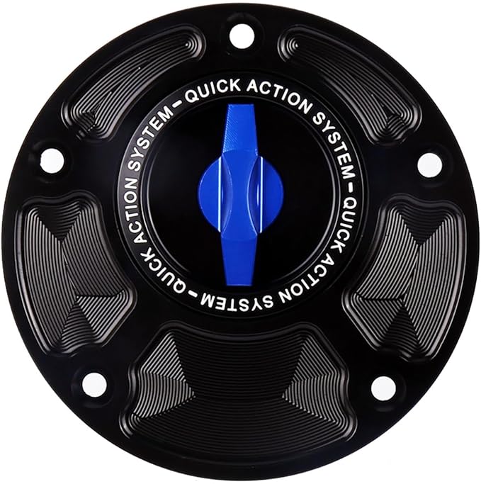 For Yamaha XSR 900 YZF-R1 For Ducati MONSTER 950 821 Motorcycle Gas Cover Keyless Fuel Tank Cap (Blue)
