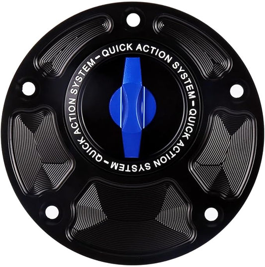 For Yamaha XSR 900 YZF-R1 For Ducati MONSTER 950 821 Motorcycle Gas Cover Keyless Fuel Tank Cap (Blue)