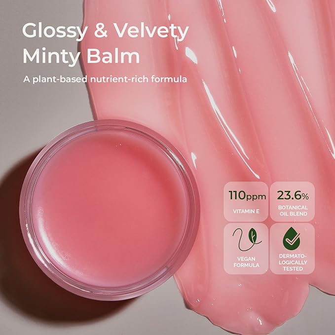 MOTHER MADE Vitamin E Vegan Lip Mask Lip Care Balm,with Organic Shea Butter, Natural Oils, Vegan Collagen, Gifts for Women, Korean Skin Care, 0.46 fl.oz.