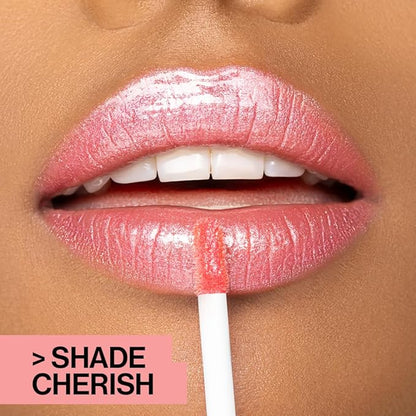 wet n wild MegaSlicks Lip Gloss, Ultra-Glossy, Vitamin-E Enriched, Ultra-Gloss High Shine Moisturizing, Cruelty-Free & Vegan - Red Sensation