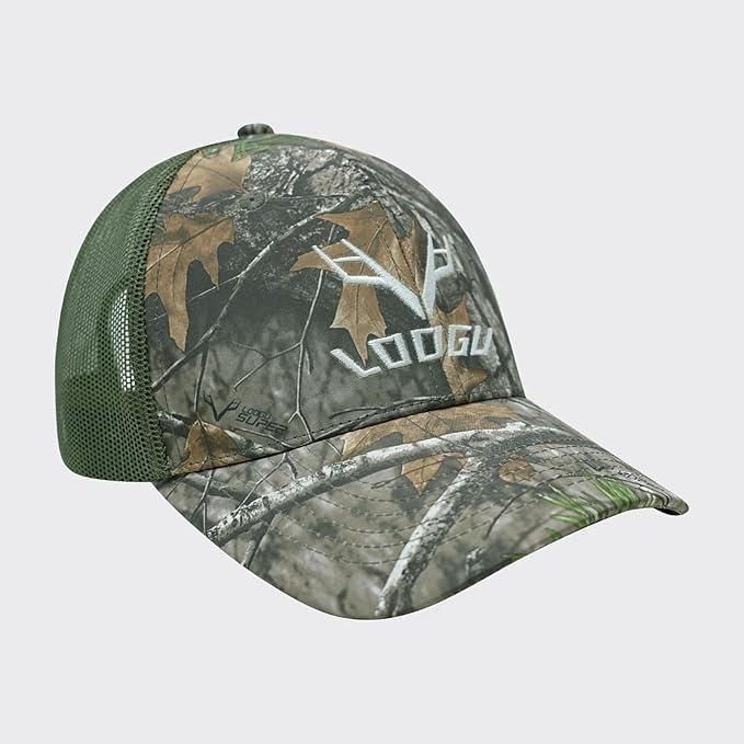 LOOGU Fishing Hat Mesh Back for Men Women Adjustable Baseball Trucker Cap Snapback Hats