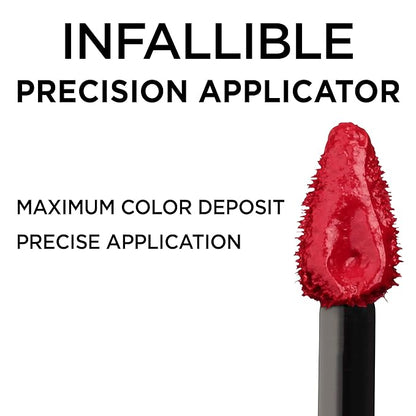 L'Oréal Paris Makeup Infallible 8 Hour Hydrating Lip Gloss, Modern Mauve, 0.21 Fl Oz