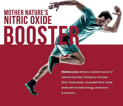 BioBeet® Max Strength Beet Root Juice Powder – 20:1 Concentrate, Each Serving Derived from 60,000 mg Organic Beetroot - Cold-Pressed, USA Grown – Nitric Oxide, Circulation Support – 50 Servings