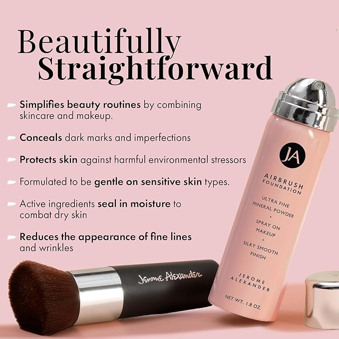 MagicMinerals AirBrush Foundation by Jerome Alexander – 2pc Light Medium
