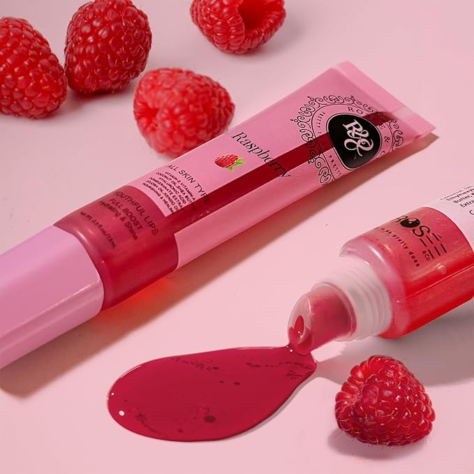 ROSÉE & CO Rosee Lip Gloss Vegan & Cruelty Free Treatment, Professional Make up, Long Lasting Glossy with Shea Butter, Moisturize, Protect & Smooth, High Shine, Non-Sticky - Set of 8-1