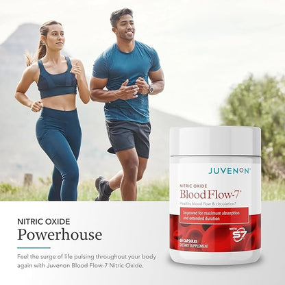 Juvenon BloodFlow-7 Nitric Oxide Supplement with Nitrosigine 60 Count (Pack of 5)
