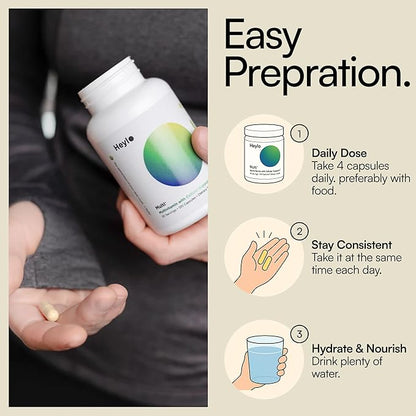 Heylo Multi+ Advanced Multivitamin Supplement – Boosts Energy, Enhances Immune Support, Provides Antioxidant Protection, Promotes Detoxification, with Vitamins, Minerals, Phytonutrients, 120 Capsules