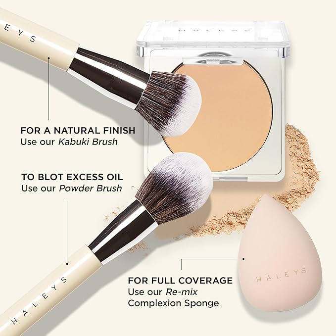HALEYS Re-cover Pressed Powder Foundation Makeup (2.25) - Conceals Imperfections