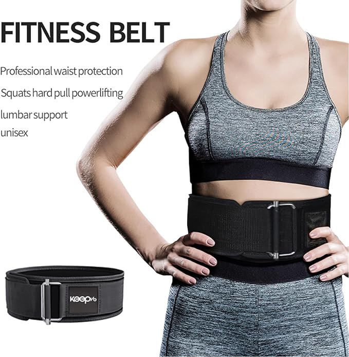 Self-Locking Weight Lifting Belt Great for Squats