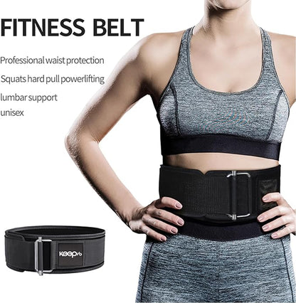 Self-Locking Weight Lifting Belt Great for Squats