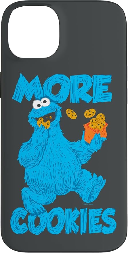 iPhone 14 Plus Sesame Street Cookie Monster More Cookies Case
