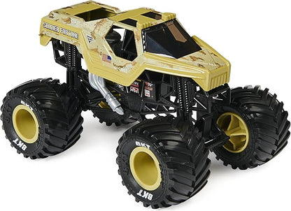 Monster Jam, Official Soldier Fortune Monster Truck, Collector Die-Cast Vehicle, 1:24 Scale, Kids Toys for Boys Ages 3 and up