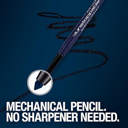 Maybelline Unstoppable Waterproof Mechanical Brown Eyeliner Pencil, Easy to Apply, Smooth Glide, Up to 24 Hour Wear, Espresso, Pack of 2