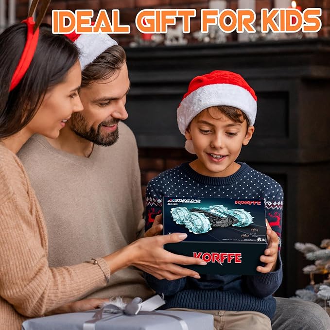 Remote Control Car, Amphibious RC Cars Toys for Ages 5-7, 4WD RC Boat, Waterproof 360° Rotating RC Monster Truck Stunt Car, Christmas Birthday Gifts Toys for Ages 8-13, Water Beach Pool Toy