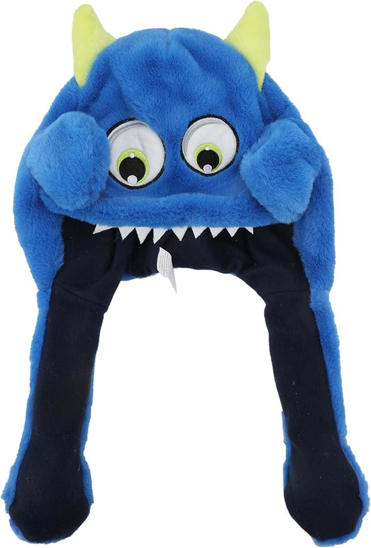 Bioworld Monster Face Youth Blue Hat with 3D Moveable Arms