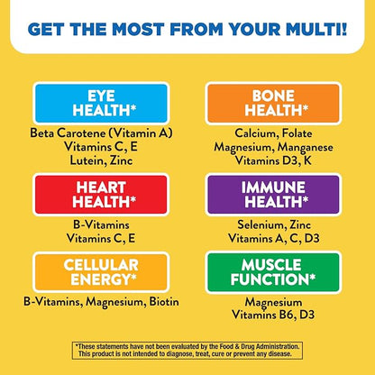 Nature’s Way Alive! Men’s 50+ Complete Multivitamin, High Potency B-Vitamins, 50 Tablets