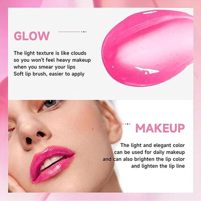 Bossup Color Changing Lip Oil，Magic Color Changing Lip Oil V2，Warm Change Moisturizing Lip Gloss，Hydrating Lip Gloss Lip Balm Lip Care，Long Lasting Non-sticky Nourishing Repairing Primer Lip Tint…
