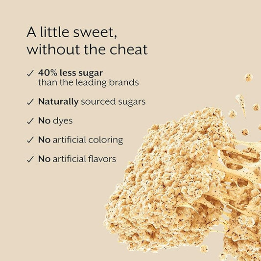ProMix Nutrition Protein Puff Bars - Snickerdoodle - Marshmallow Crispy Treat - Great Tasting & Healthy On The Go Snack - High Protein & Low Calorie - Free From Gluten, Soy, & Corn - 12 Bars