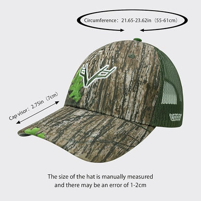 LOOGU Fishing Hat Mesh Back for Men Women Adjustable Baseball Trucker Cap Snapback Hats