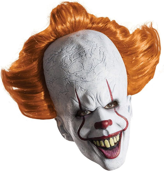 Rubie's Mens IT Movie Overhead Pennywise Costume Mask, 2017 Version, One Size US (68896)