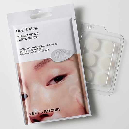 Niacin Vita C Snow Patch - Fast Dark Spot Removal, Gentle & Effective Whitening Patch, High Adhesion & Long-Lasting Results, Dermatologically Tested, Korean Skincare