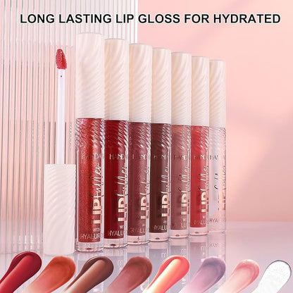 Watermelon Sugar Lip GlossTinted Kids Glitter Lipgloss Lip Oil Teens Moisturizing Lipstick Lip Balm High Shine And Vegan Plumping Lip Gloss For Women Girls Long-Lasting Dry Lip Care lip pumper gloss 7