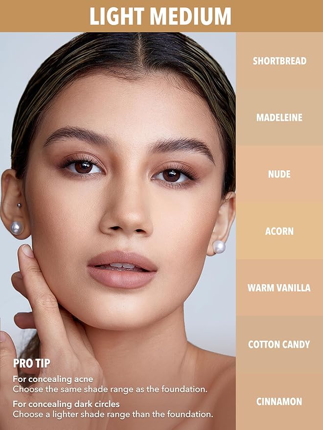 SHEGLAM 12HR Full Coverage Concealer Matte Finish Concealer
