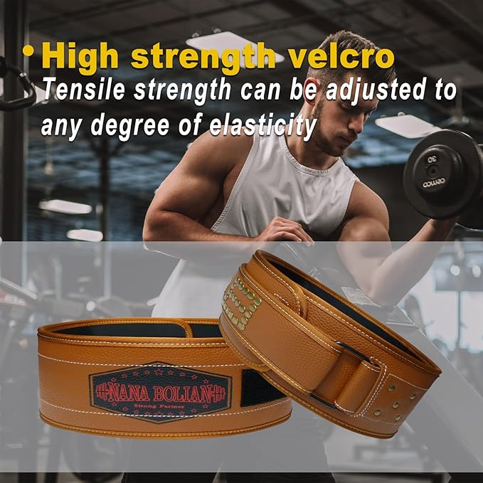 Leather Weight Lifting Belt 5 Inch