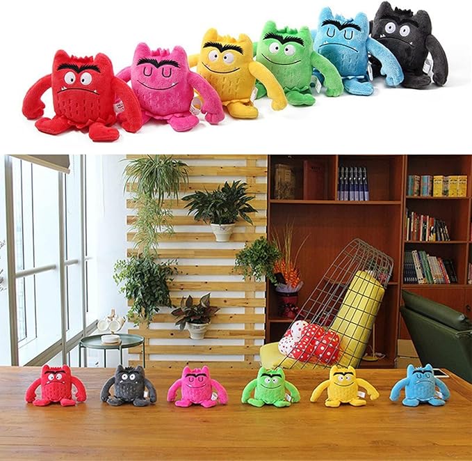 Color Monster Plush Toys and Dolls Set