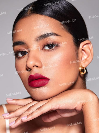 SHEGLAM Lip Liner Creamy Matte Pencil High Pigment Not Easy to Fade Silky Smooth Matte Contour Tint Lip Makeup-City Nights