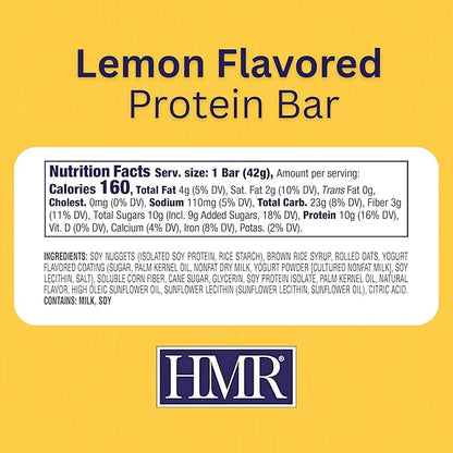 HMR Bright Bites Duo, Lemon & Ice Oatmeal Protein Bar Combo (24 Count) | 10g of Protein, Low Calorie | Nutritious Snack to Support Weight Maintenance