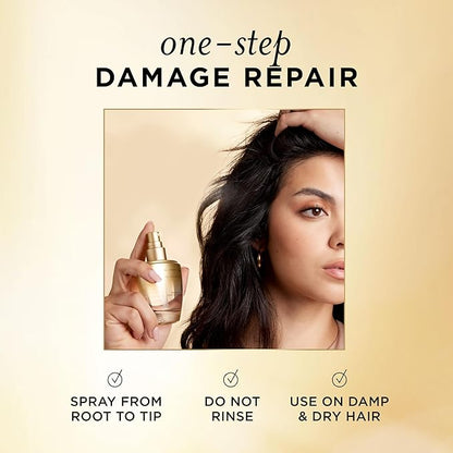 Pantene Pro-V Daily Repair Mist, Weightless Leave-On Treatment Strengthens & Rebuilds Damaged Hair, Reduces Breakage with Pro-Vitamin B5, 2.5 Fl Oz
