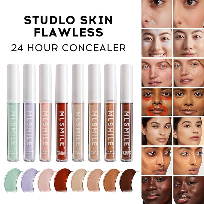 Pink Concealer HD Liquid Contour, Hydrating, Lightweight, Full Girls, 03