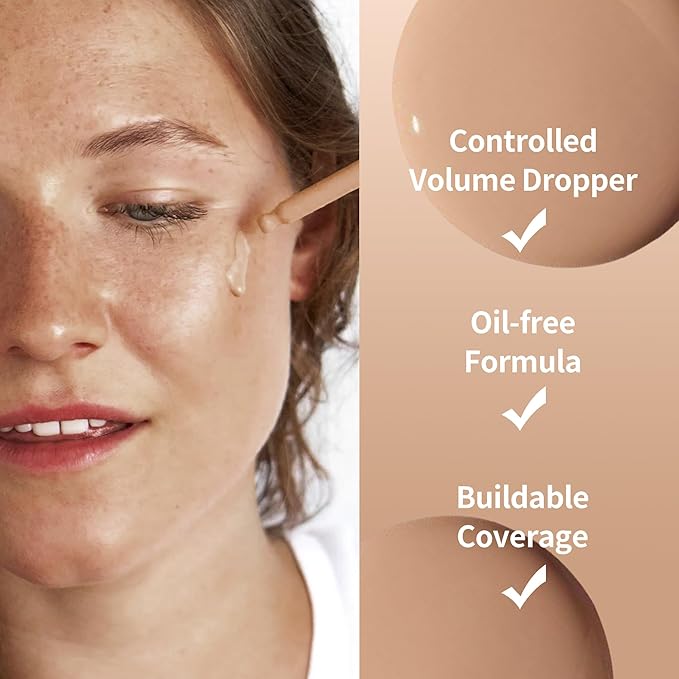 FV Full Coverage Liquid Foundation Makeup, Long Lasting