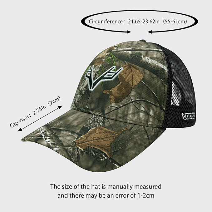 LOOGU Fishing Hat Mesh Back for Men Women Adjustable Baseball Trucker Cap Snapback Hats