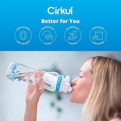 Cirkul GoSip Flavor Cartridge Variety Pack with Caffeine, 6-Pack (2 Blue Raspberry, 2 Black Cherry, 2 Strawberry Watermelon)