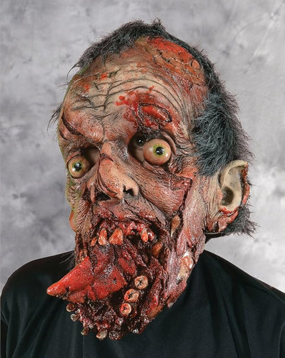 Zagone Bite Your Tongue Mask, Gory Zombie Dead Monster Roadkill