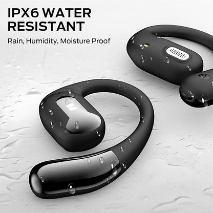 Monster Open Ear AC317 Headphones, Wireless Earbuds with Stereo Sound, 24H Playback, Bluetooth 5.4, Crystal Clear Calls, Type-C Charging, Touch Control, Sweat Resistant Open Ear Earbuds for Sports