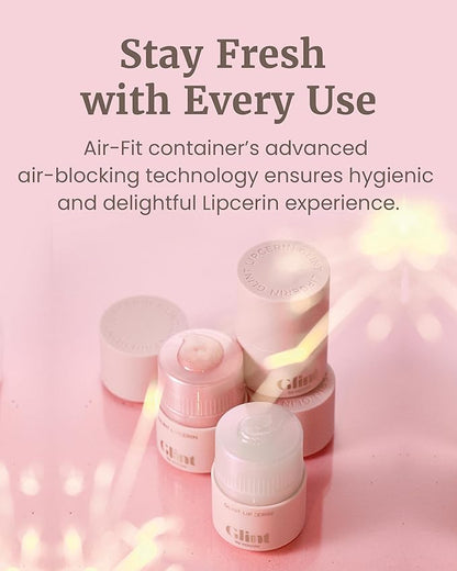 Glint Lipcerin (Star Bouquet, 0.5fl oz) - Long Lasting Hydrating lip gloss with Shea Butter for a Natural Looking, Korean Skin care. Ideal for Chapped, Dry, Cracked, Damaged Lips.