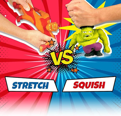 JA-RU Squishy Monster 6 Inch (3 Stretchy Toys Assorted) Stretch Action Figures & Bendy Toys for Kids. Stress Relief Fidget Toys. Anger Management Toys. Superhero Party Favors. 4306-3s