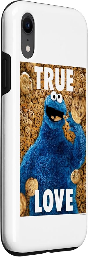 iPhone XR Sesame Street Cookie Monster Beautiful Cookies Case