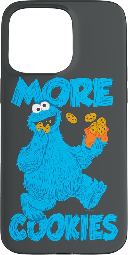 iPhone 15 Pro Max Sesame Street Cookie Monster More Cookies Case